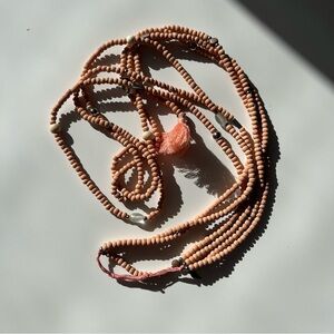 Beaded Necklace with Tassel